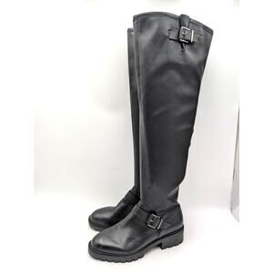 Vince Camuto Abrila Tall Over the Knee Boots Women's Black Size US10M EU41.5